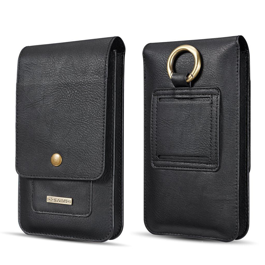 Universal mobiltelefon taske 5.2 "smartphone hylster PU læder - sort |  Elgiganten