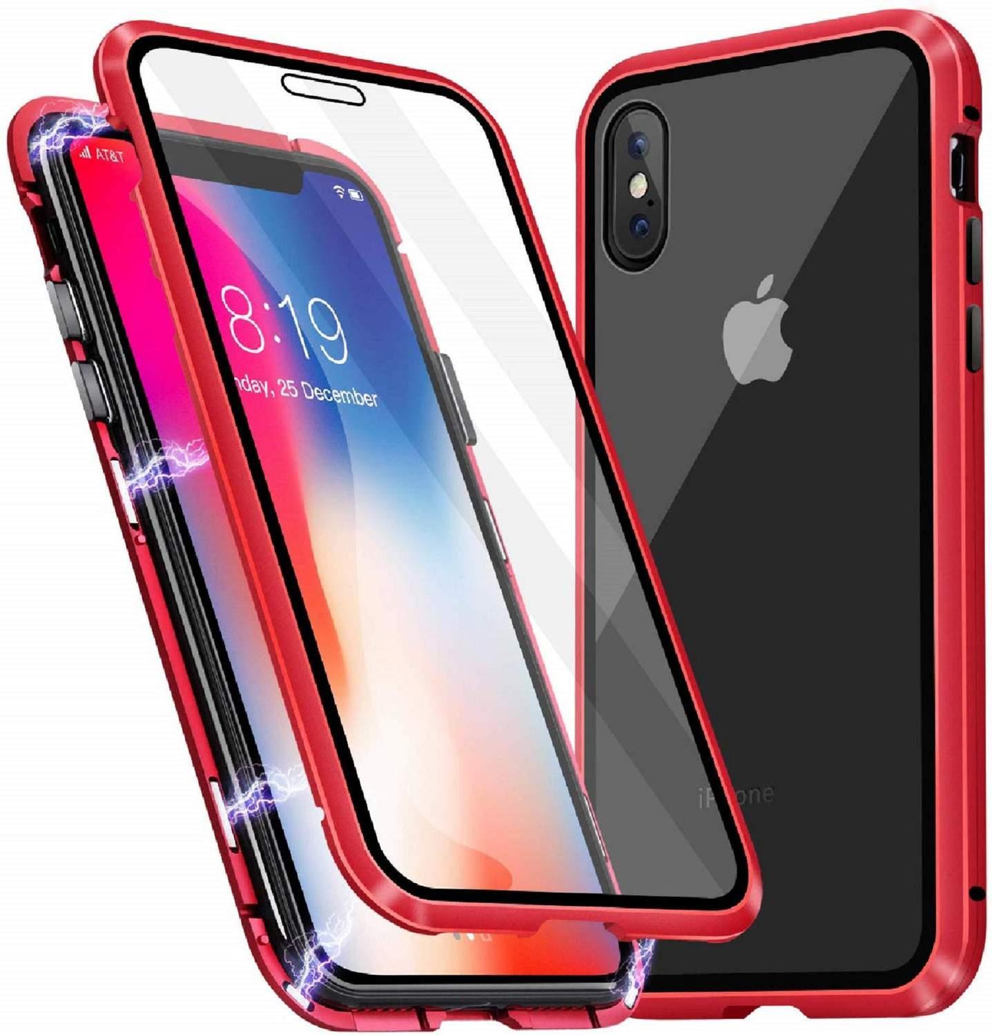 iPhone X / XS magnetisk med i - rød | Elgiganten
