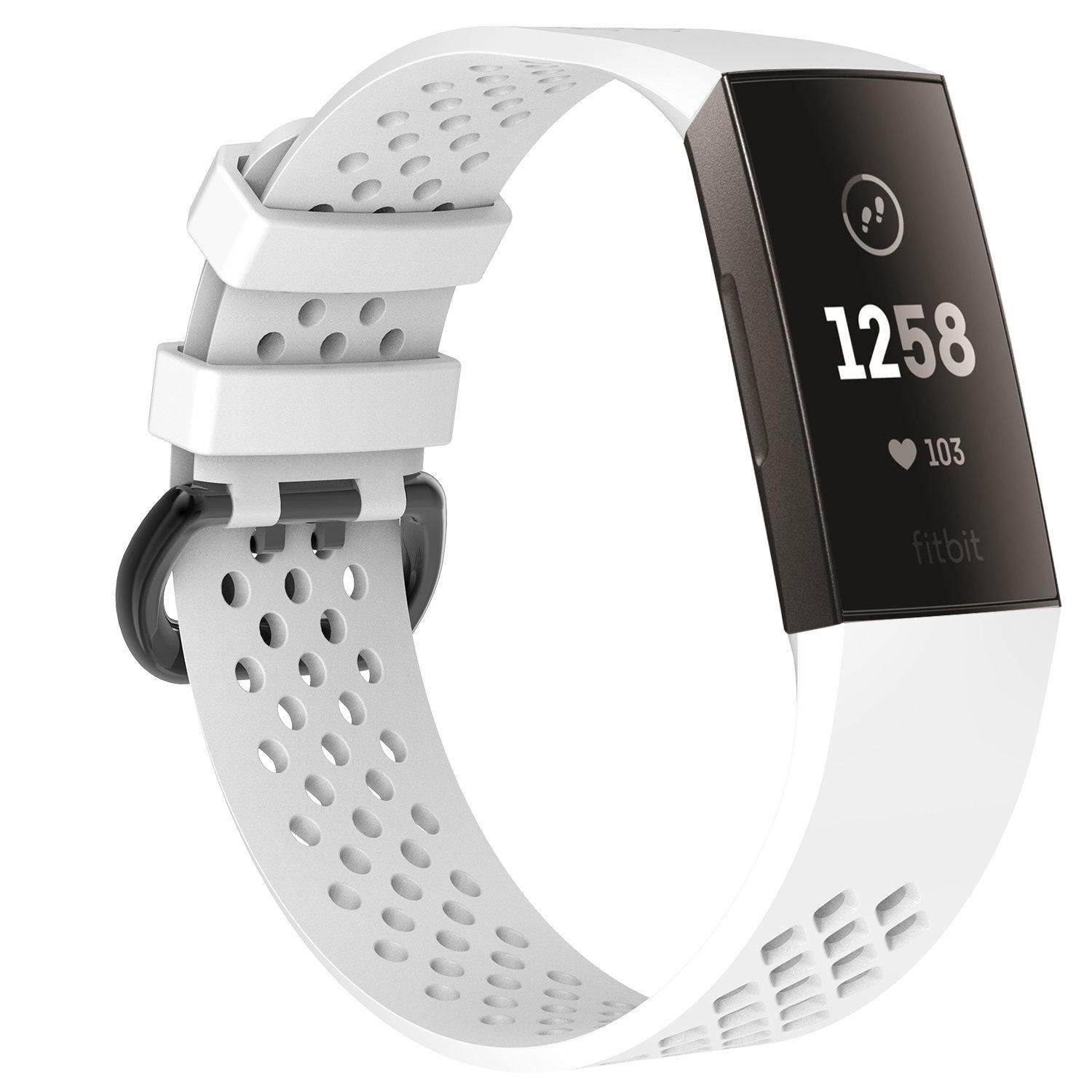 Fitbit Charge 3/4 armbånd Hvid (S) | Elgiganten