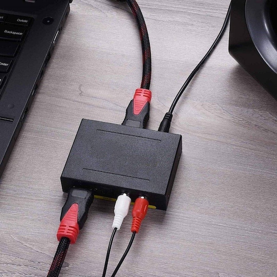 HDMI til HDMI + lyd (SPDIF og / L) - Audio splitter til 4K | Elgiganten