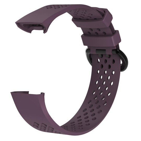 INF Fitbit Charge 3/4 armbånd Lilla (L) | Elgiganten