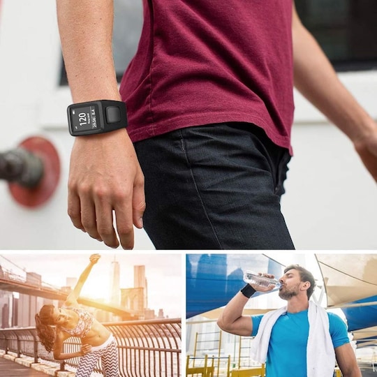 TomTom Adventurer / Golfer / Runner / Spark m.m armband silikon Svart |  Elgiganten