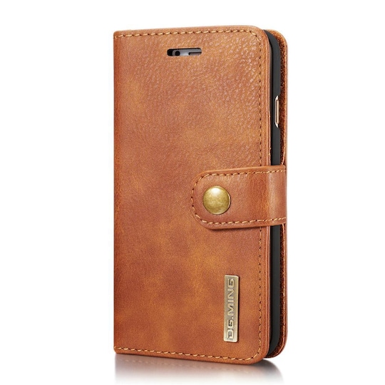 Mobiltaske til iPhone 7/8 med kortholder PU læder Brun | Elgiganten