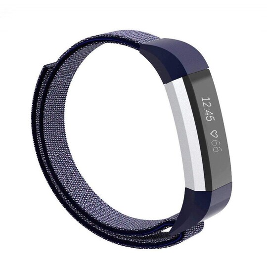 Fitbit Alta / Alta HR / Ace armbånd nylon - mørkeblå | Elgiganten