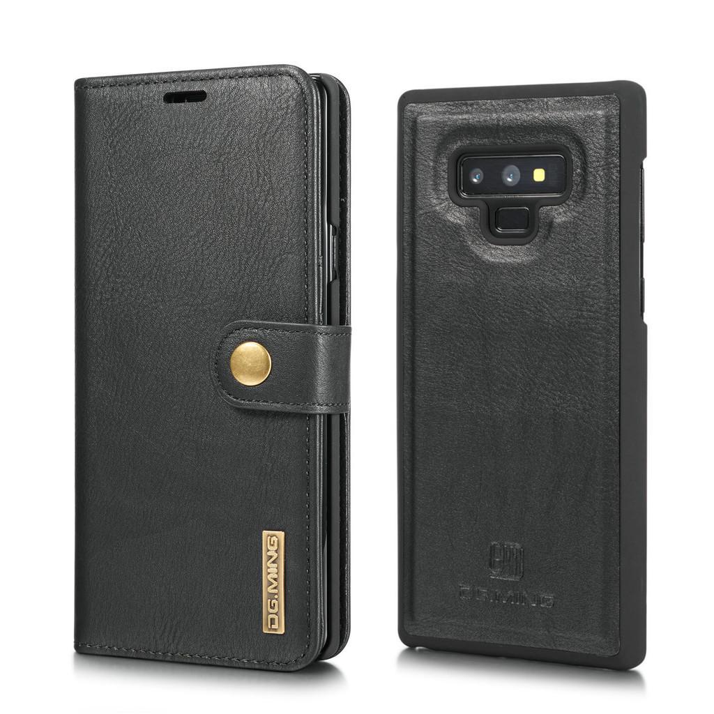 Mobiltelefon taske Samsung Galaxy Note 9 med magnetisk skal PU-læder - sort  | Elgiganten