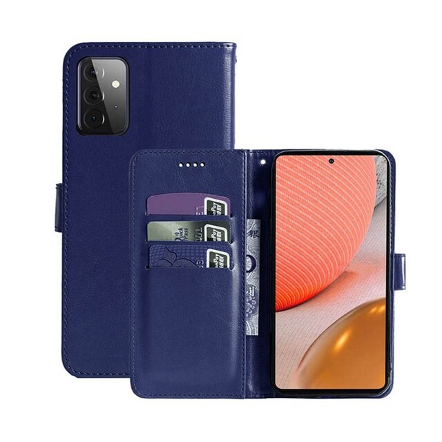 Wallet Cover 3-kort Samsung Galaxy A72 5G  - mørk