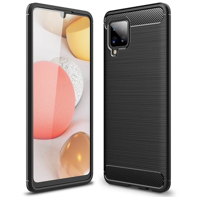 Børstet silikone cover Samsung Galaxy A42