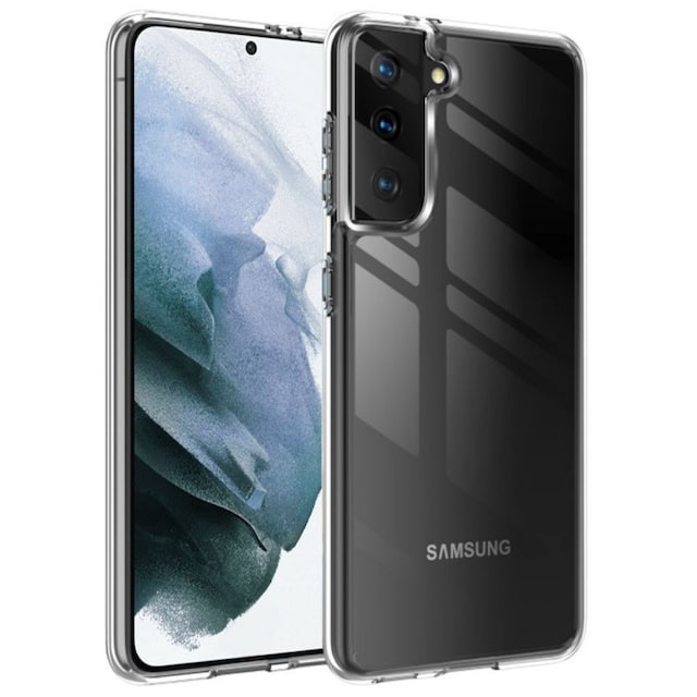 Silikone cover gennemsigtig Samsung Galaxy S21