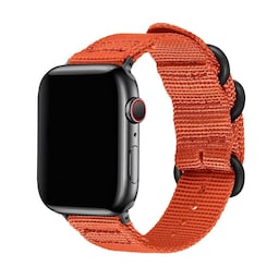 SKALO Nato armbånd i nylon Apple Watch 38/40/41mm - Orange