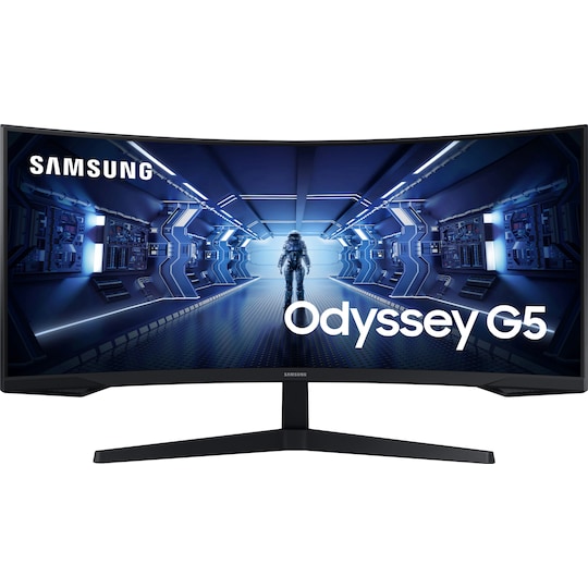 Samsung Odyssey C34G55 34" buet skærm | Elgiganten