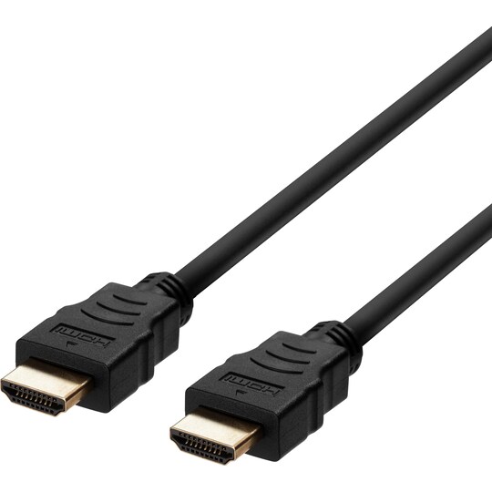 Deltaco Ultra High Speed HDMI kabel (2 m/sort) | Elgiganten