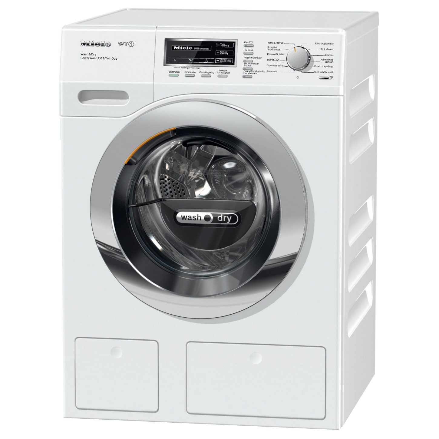 Miele TwinDos vaske-tørremaskine WTH130 TÆNK TESTVINDER | Elgiganten