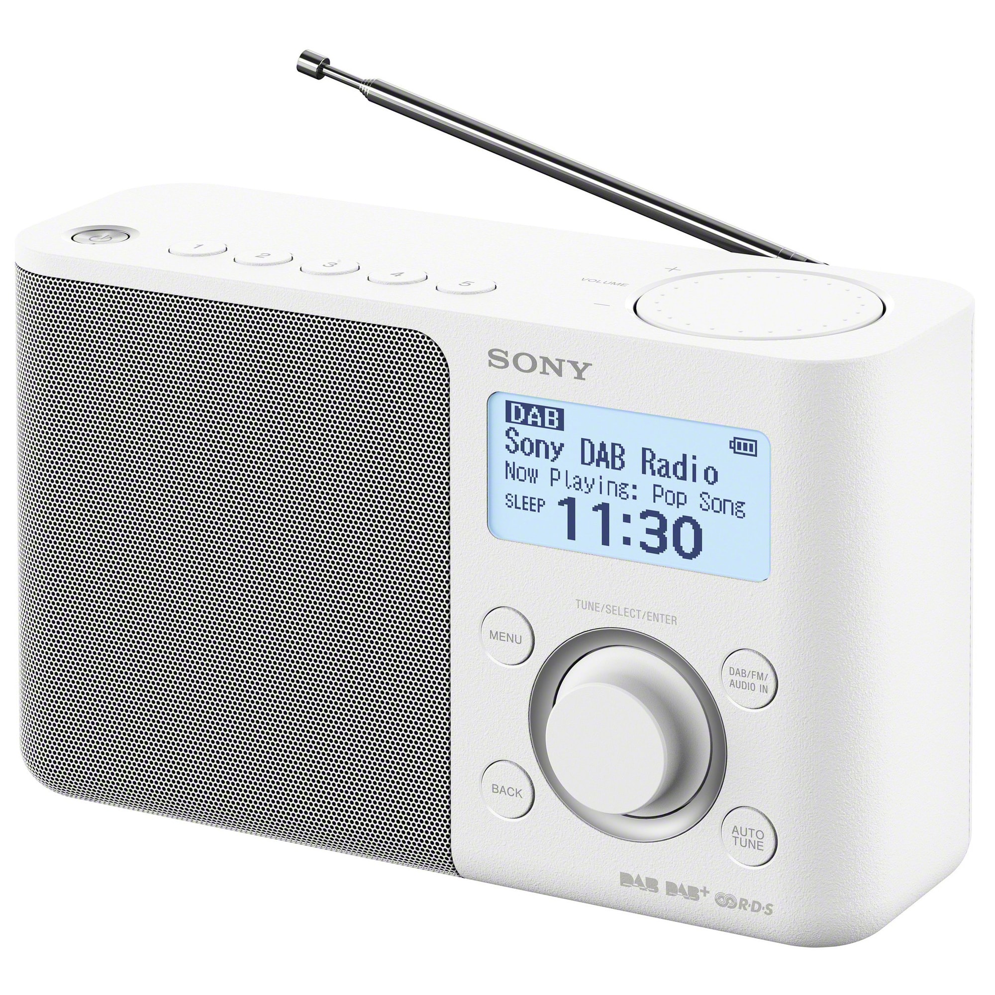 Sony DAB+ radio XDR-S61 (hvid) | Elgiganten