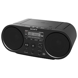 Sony ZS-PS55B CD Boombox med DAB+/FM radio (sort)