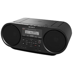 Sony ZS-RS60BT CD Boombox med Bluetooth (sort)
