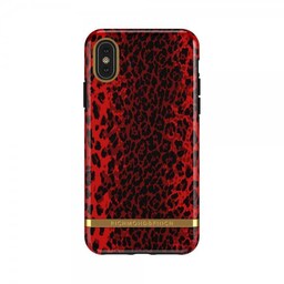 Richmond & Finch iPhone X/Xs Cover Red Leopard