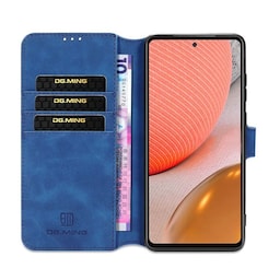 DG-Ming Wallet 3-kort Samsung Galaxy A72 5G  - blå