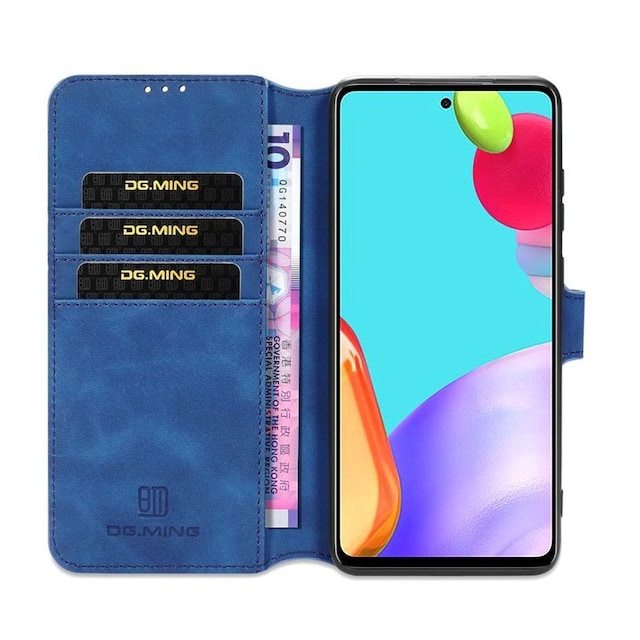 DG-Ming Wallet 3-kort Samsung Galaxy A52 5G  - blå