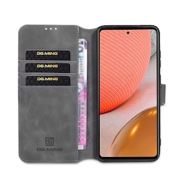 DG-Ming Wallet 3-kort Samsung Galaxy A72 5G  - Grå