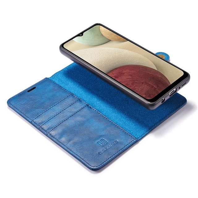 Wallet DG-Ming 2i1 Samsung Galaxy A12  - blå