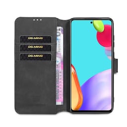 DG-Ming Wallet 3-kort Samsung Galaxy A52 5G  - sort