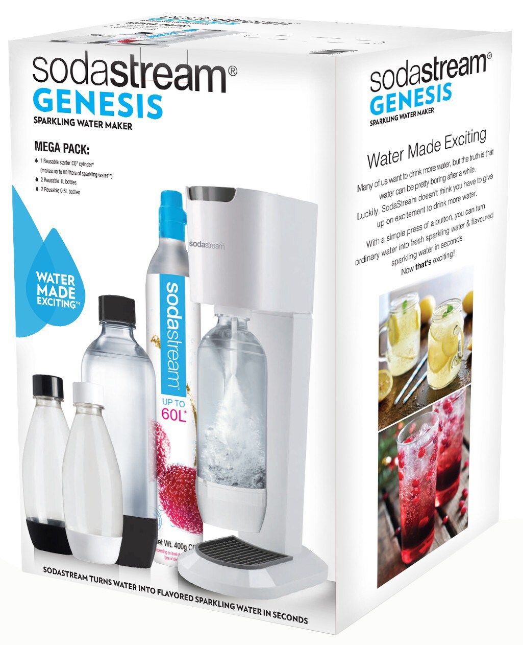 SodaStream Genesis sodavandsmaskine pakke S1017514771 ...