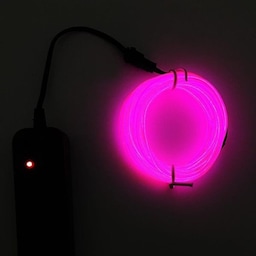 Batteridreven Led Glowstrip Neon-strip 3 Meter - Cerise