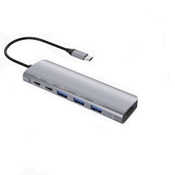 USB-C Hub Multiport-adapter 9-i-1-stik