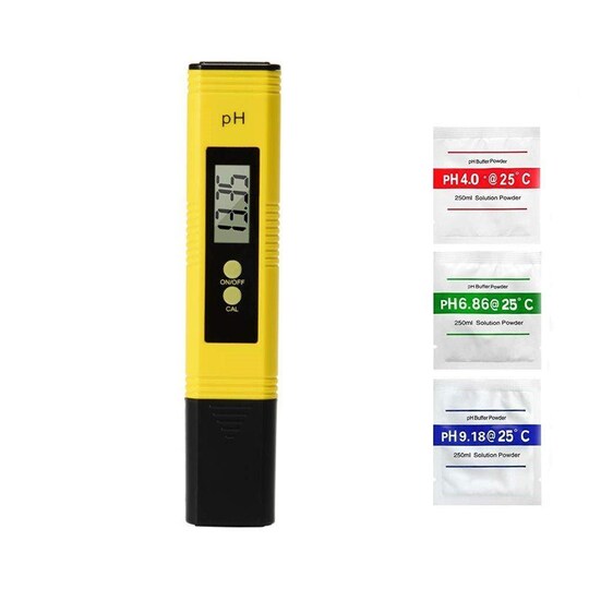 Digital pH-måler til vand - gul | Elgiganten