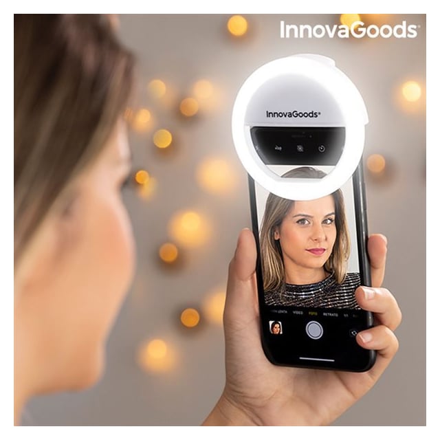 Selfiering - LED Belysning til Smartphone