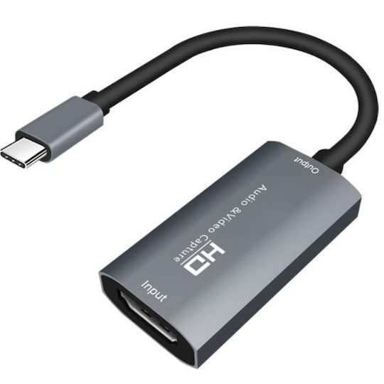 Video Capture Card / USB-C till HDMI-kompatibel adapter | Elgiganten