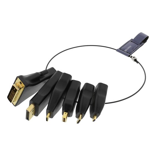 DELTACO Office, HDMI ADAPTER RING, mDP, DP, USB-C, DVI, HDMI C / D, 4K |  Elgiganten