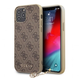 Guess iPhone 12/iPhone 12 Pro Cover 4G Charms Brun