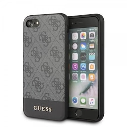 Guess iPhone 7/8/SE Cover Stripe Cover Grå