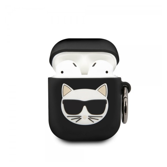Karl Lagerfeld AirPods (1/2) Cover Choupette Sort