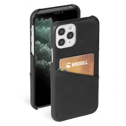 Krusell iPhone 12/iPhone 12 Pro Cover Sunne CardCover Vintage Black