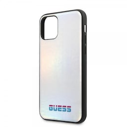Guess iPhone 11 Pro Max Cover Iridescent Cover Sølv