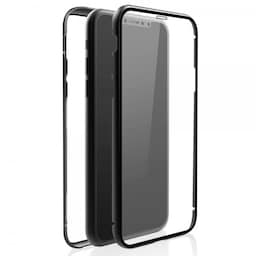 Black Rock iPhone 11 Cover 360° Real Glass Case Sort Transparent