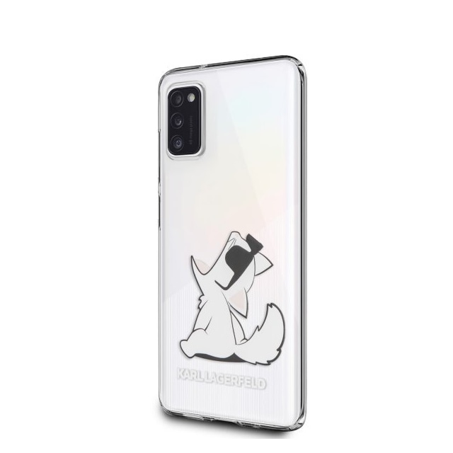 Karl Lagerfeld Samsung Galaxy A41 Cover Fun Choupette Transparent