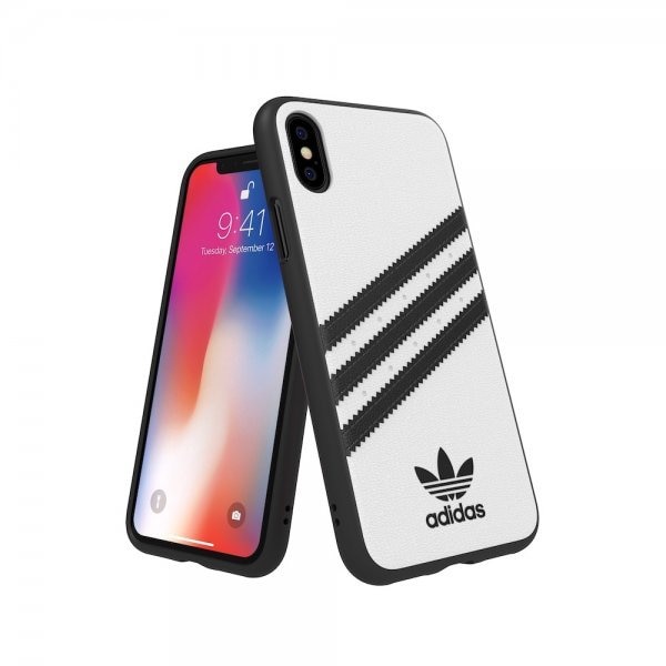 Adidas iPhone X/Xs Cover OR Moulded Case FW18 Hvid Sort | Elgiganten