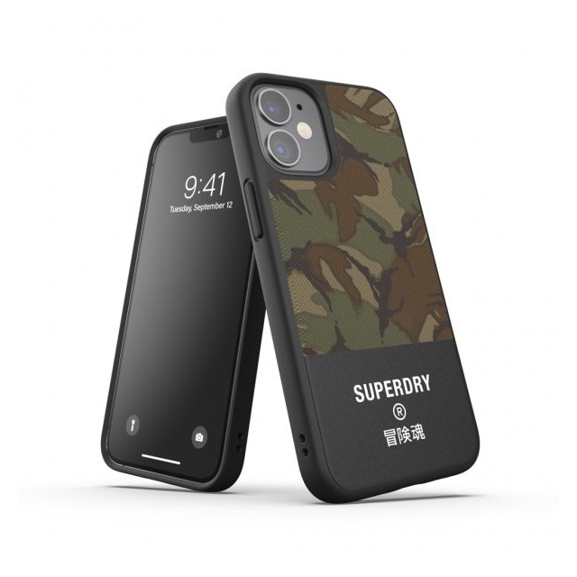 Superdry iPhone 12 Mini Cover Moulded Case Canvas Camouflage
