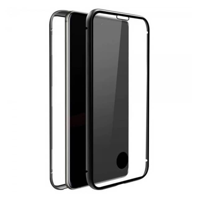 Black Rock Samsung Galaxy S20 Plus Cover 360° Real Glass Case Sort Transparent