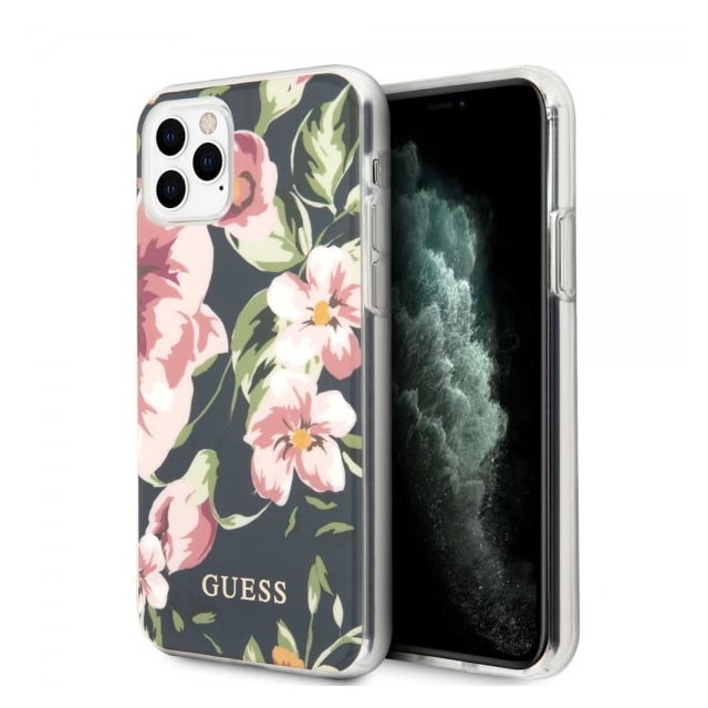 Guess iPhone 11 Pro Max Cover Flower Edition N.3 Navy