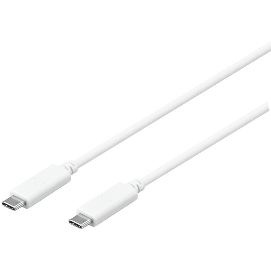 Sandstrøm USB-C kabel 1,2 m - hvid | Elgiganten