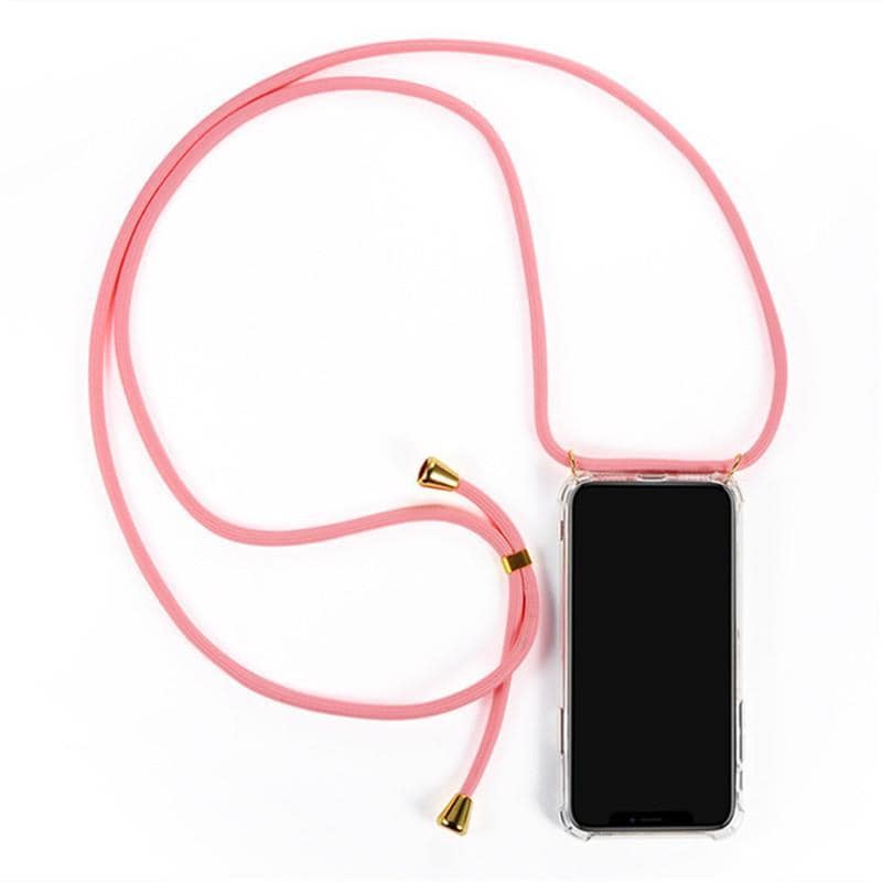 iPhone 7 Plus / 8 Plus taske med halskæde Pink | Elgiganten