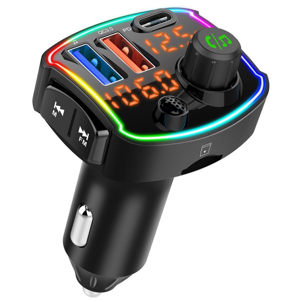 FM-sender USB MP3 Bluetooth PD / QC til bil Sort | Elgiganten