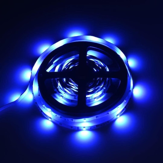 valse let at blive såret reductor Farveskiftende LED lyssløjfe / lysbånd RGB med fjernbetjening (2 x 5 m) |  Elgiganten
