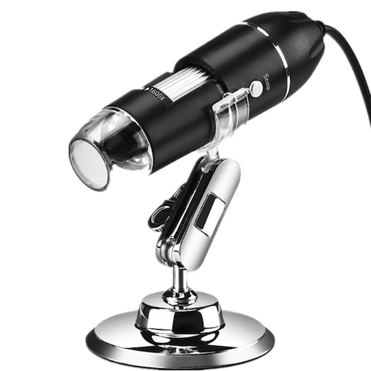 Digitalt USB-mikroskop med 50 til 1600 forstørrelseszoom | Elgiganten