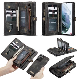 Samsung Galaxy S21 Ultra CASEME 2-i-1 Aftagelig - Sort