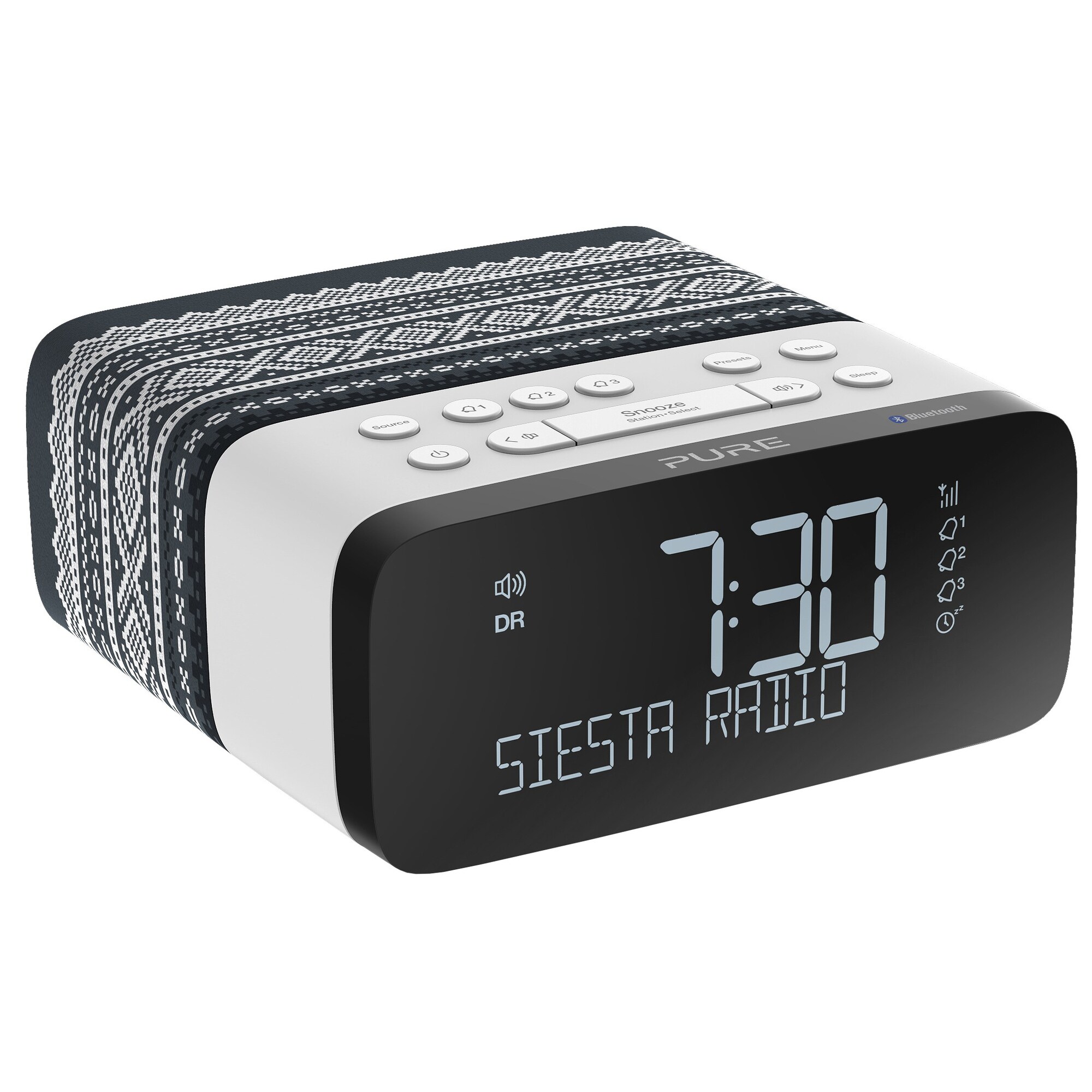 Pure Siesta Rise Marius radio (grå) - Clockradio - Elgiganten